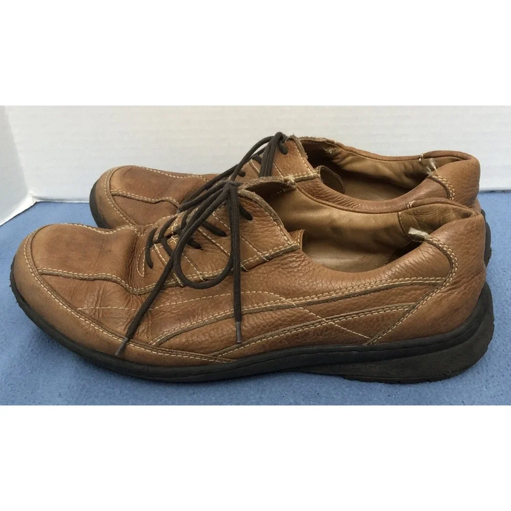 J&M Men's Carmel XC4 Dual Width Sheepskin Casual Tie-Up Driving Shoe -‎ 10M